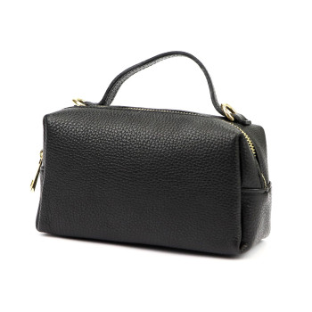 Kožená kabelka Luka čierna KZ2260873