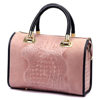 Kožená kabelka Luka ružová KZ2261030