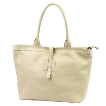 Kožená kabelka Luka béžová KZ2260975