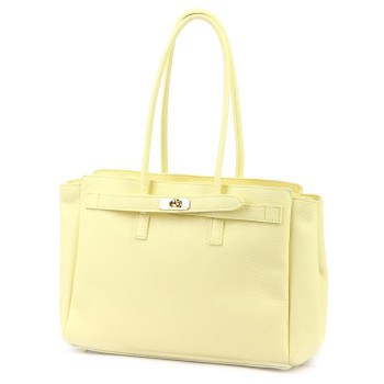 Kožená kabelka Camilla žltá KZ2261218