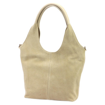 Kožená kabelka Luka béžová KZ2260988