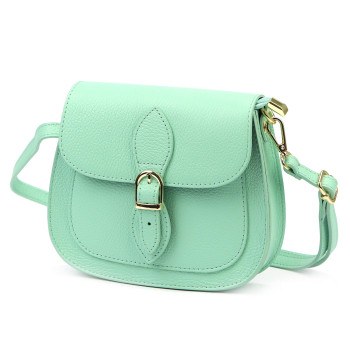 Kožená kabelka Luka zelená KZ2261211