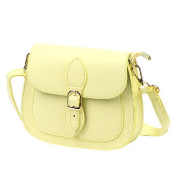 Kožená kabelka Luka žltá KZ2261212