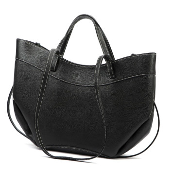 Kožená kabelka Luka čierna KZ2260991