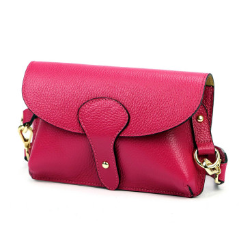 Kožená kabelka Luka fuchsiová KZ2261082