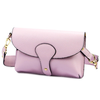 Kožená kabelka Luka fialová  KZ2261083