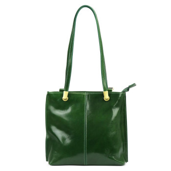 Kožená kabelka Florence zelená KZ2261320