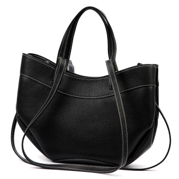 Kožená kabelka Luka čierna KZ2260990