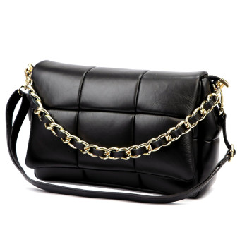 Kožená kabelka Camilla čierna KZ2260996