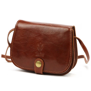 Kožená kabelka Florence hnedá KZ2261287