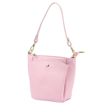 Kožená kabelka Luka ružová KZ2260913