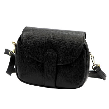 Kožená kabelka Luka čierna KZ2261260