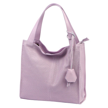 Kožená kabelka Luka fialová  KZ2261315