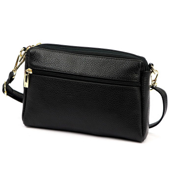 Kožená kabelka Luka čierna KZ2260997