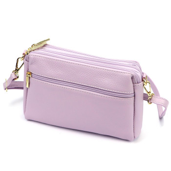 Kožená kabelka Luka fialová  KZ2261195