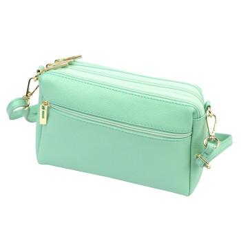 Kožená kabelka Luka zelená KZ2261196