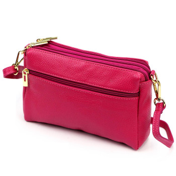 Kožená kabelka Luka fuchsiová KZ2261197