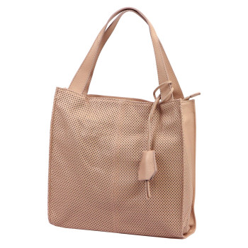 Kožená kabelka Luka ružová KZ2261309