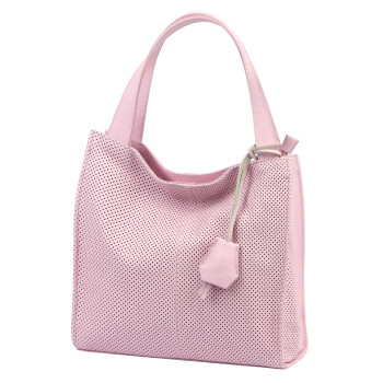 Kožená kabelka Luka ružová KZ2261316