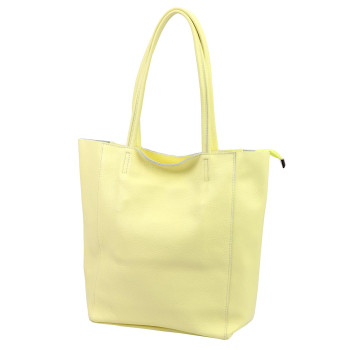 Kožená kabelka Luka žltá KZ2261023