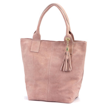 Kožená kabelka Luka ružová KZ2261276