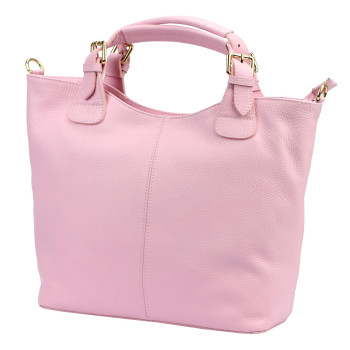 Kožená kabelka Luka ružová KZ2261437