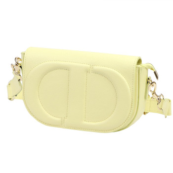 Kožená kabelka Luka žltá KZ2261475