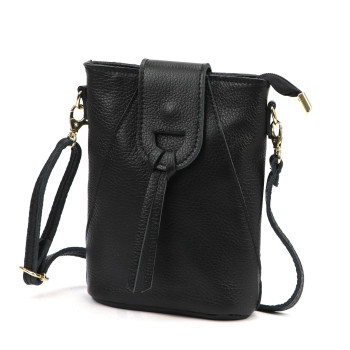 Kožená kabelka Luka čierna KZ2261370