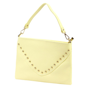 Kožená kabelka Luka žltá KZ2261452