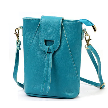 Kožená kabelka Luka tyrkysová KZ2261496