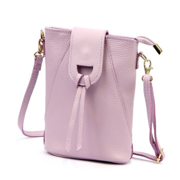 Kožená kabelka Luka fialová  KZ2261498