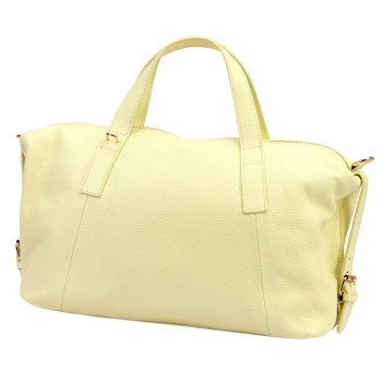 Kožená kabelka Luka žltá KZ2260979