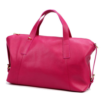 Kožená kabelka Luka fuchsiová KZ2261504