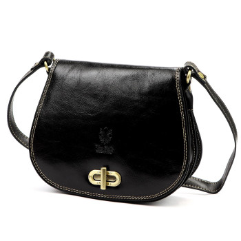 Kožená kabelka Florence čierna KZ2261440