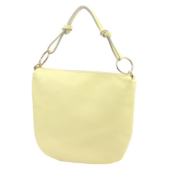 Kožená kabelka Luka žltá KZ2261469
