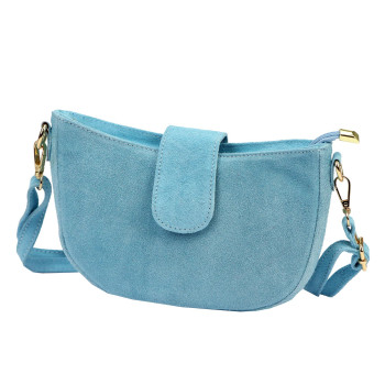 Kožená kabelka Luka modrá KZ2261537