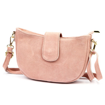 Kožená kabelka Luka ružová KZ2261540