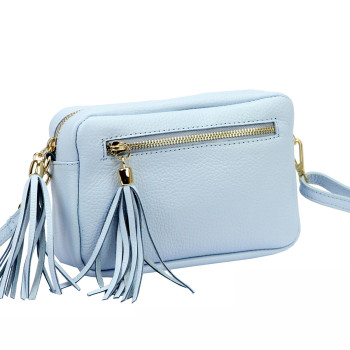 Kožená kabelka Luka modrá KZ2261514