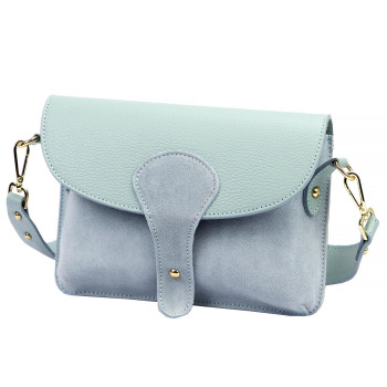 Kožená kabelka Luka modrá KZ2261673