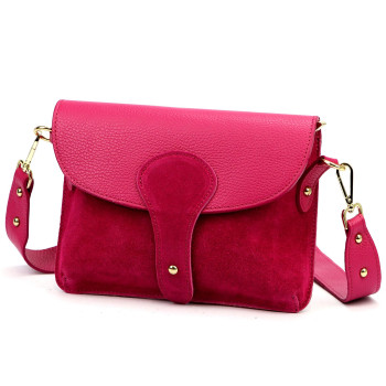 Kožená kabelka Luka fuchsiová KZ2261679