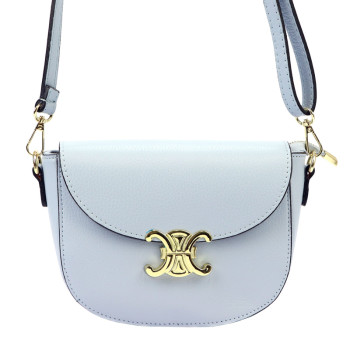 Kožená kabelka Luka modrá KZ57133