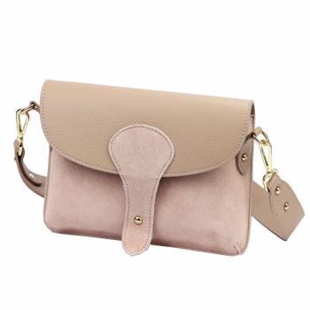 Kožená kabelka Luka ružová KZ2261677