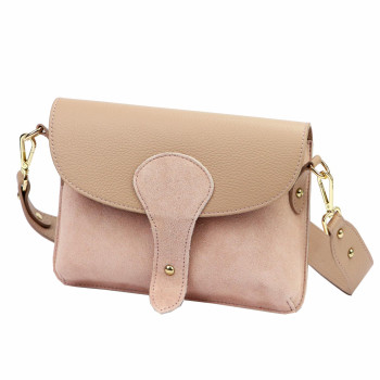 Kožená kabelka Luka ružová KZ2261678