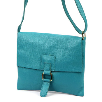 Kožená kabelka Luka tyrkysová KZ2260893