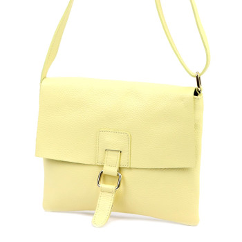 Kožená kabelka Luka žltá KZ2260970