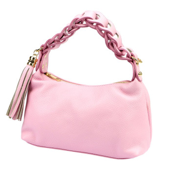 Kožená kabelka Luka ružová KZ2261636