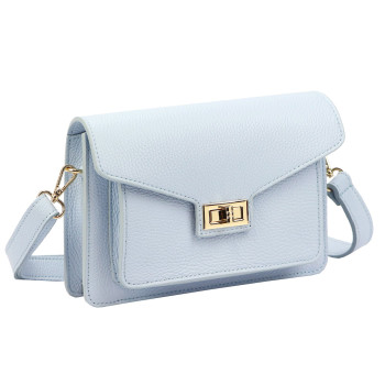 Kožená kabelka Luka modrá KZ2261487