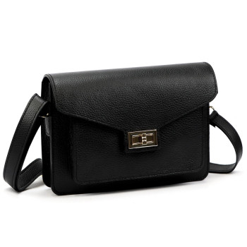 Kožená kabelka Luka čierna KZ2261368