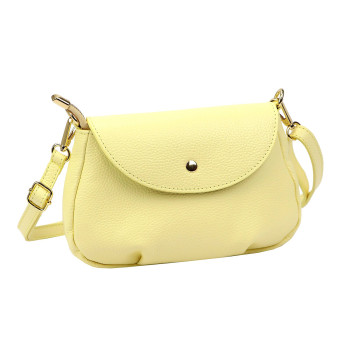 Kožená kabelka Luka žltá KZ2261705