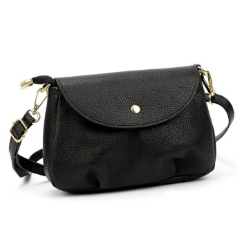 Kožená kabelka Luka čierna KZ2261383